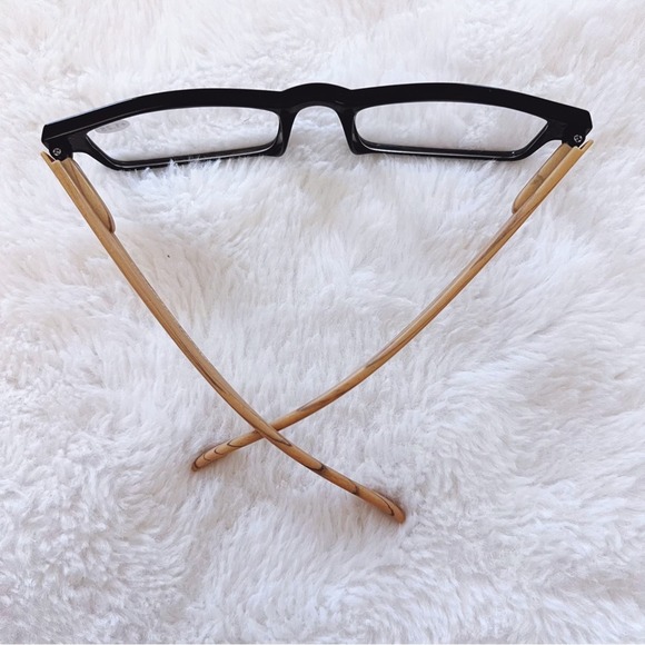 Rory Black & Dark Wood Rectangular Readers - Picture 10 of 10